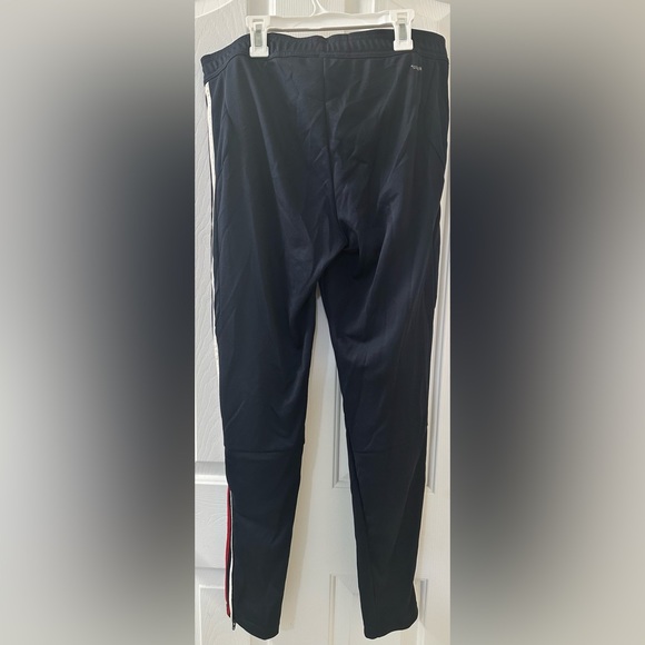 adidas Women's Sz M Navy 3 Striped Climacool Tiro Soccer Track Pants - Picture 5 of 7